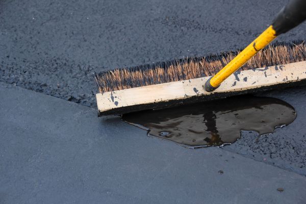 Chip Sealing in Chapel Hill